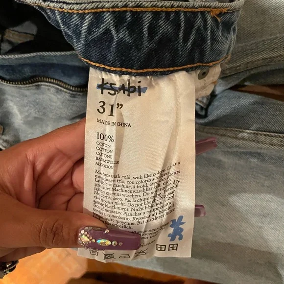 KSUBI SLIM PIN HIGH RISE ANKLE CROP - Picture 4 of 5